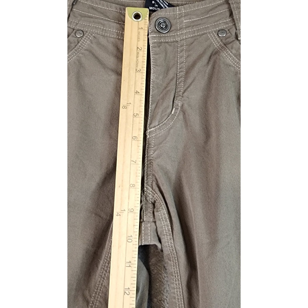 Kuhl Cargo Pants Womens 8 Reg Brown Vintage Patina Dye Stretch Hiking‎ Outdoor - Picture 6 of 13